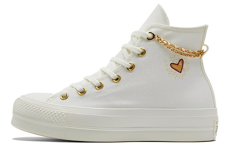 Converse Chuck Taylor All Star Platform Gold Chain Thriftshop Yellow Women's