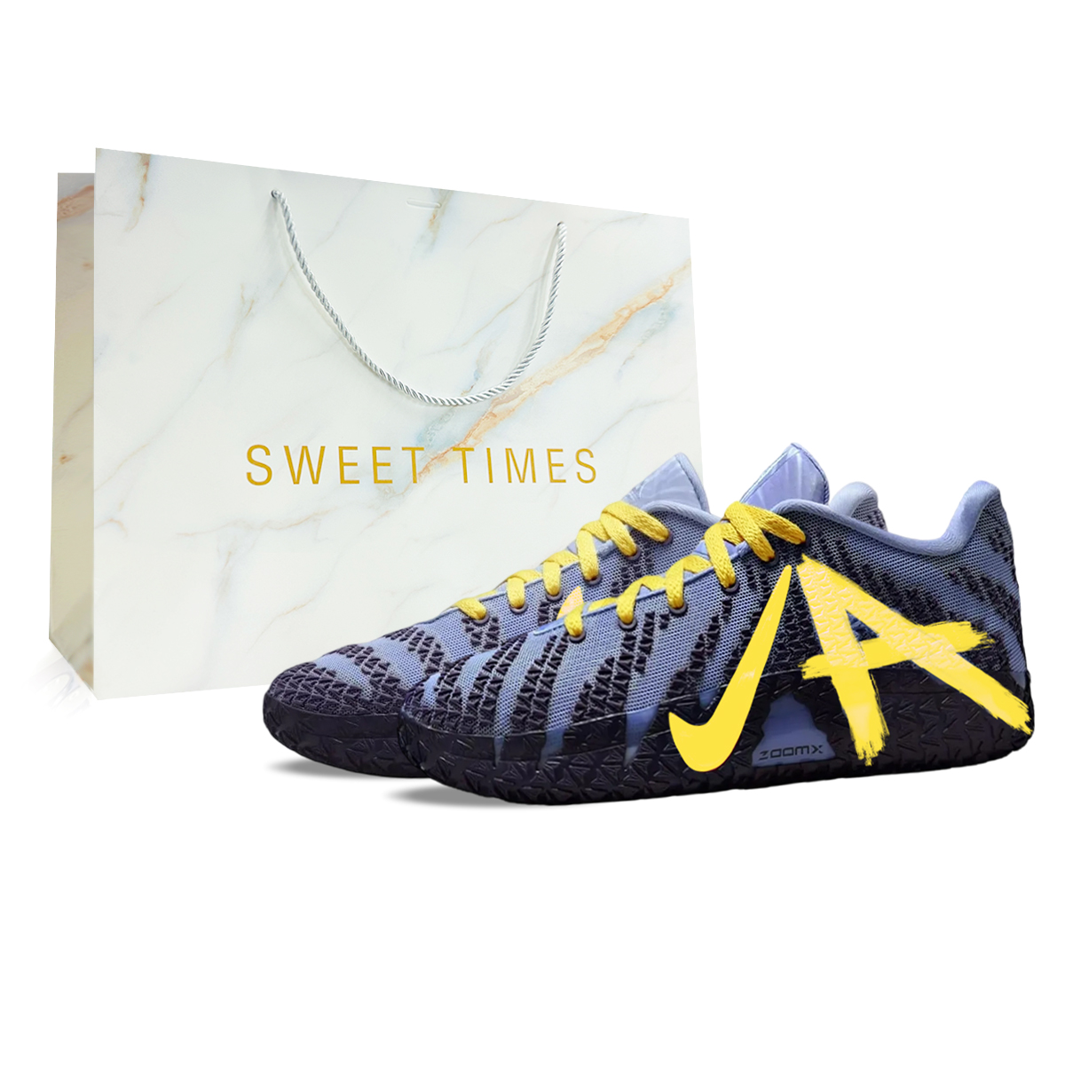 Nike Ja Morant 3 BNK Trendy Shadow Dash, Court Elf Cushioning Abrasion Resistant Breathable Low top Basketball Shoes