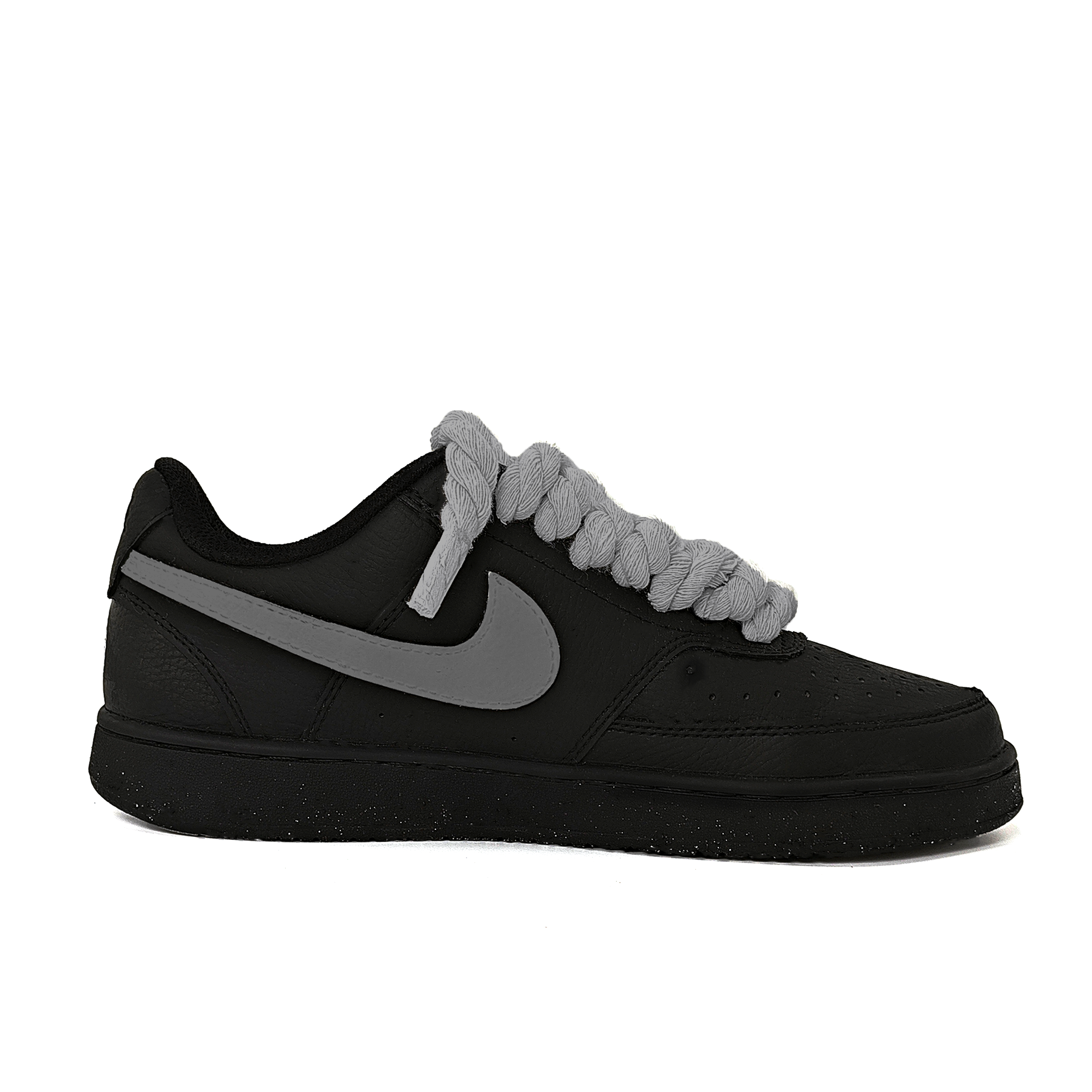 Nike Court Vision Slip-Resistant Low-Top Skateboard Shoes Men's Black Gray Color купить в интернет-магазине Yoocart с быстрой доставкой по России.