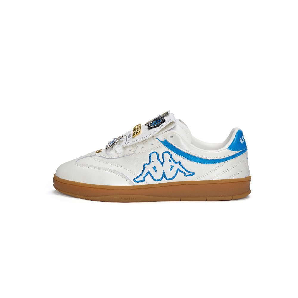 Kappa Tifo Non-slip Lightweight Low-Top Skateboard Shoes Unisex White