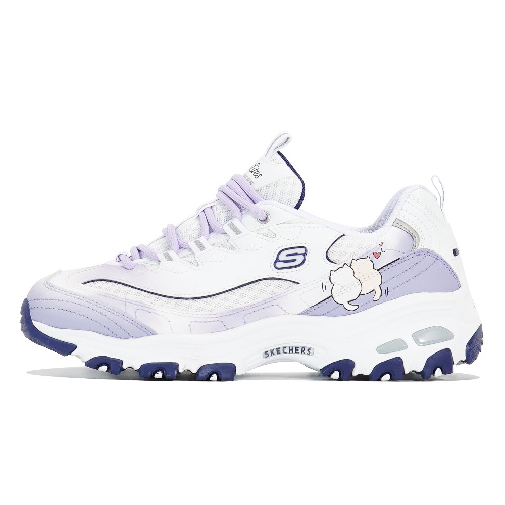 Skechers D'Lites 1.0 Chunky Sneakers Women's Low-Top Purple