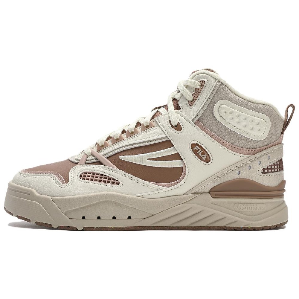 FILA Skateboard Shoes Women's White Brown