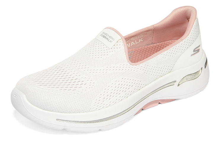 Skechers Go Walk Arch Fit 'White Light Pink' Women's