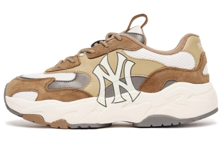 MLB Big Ball Chunky Lite SD Cushioning Anti-Slip And Wear-Resistant Low-Top Chunky Sneakers Unisex Brown