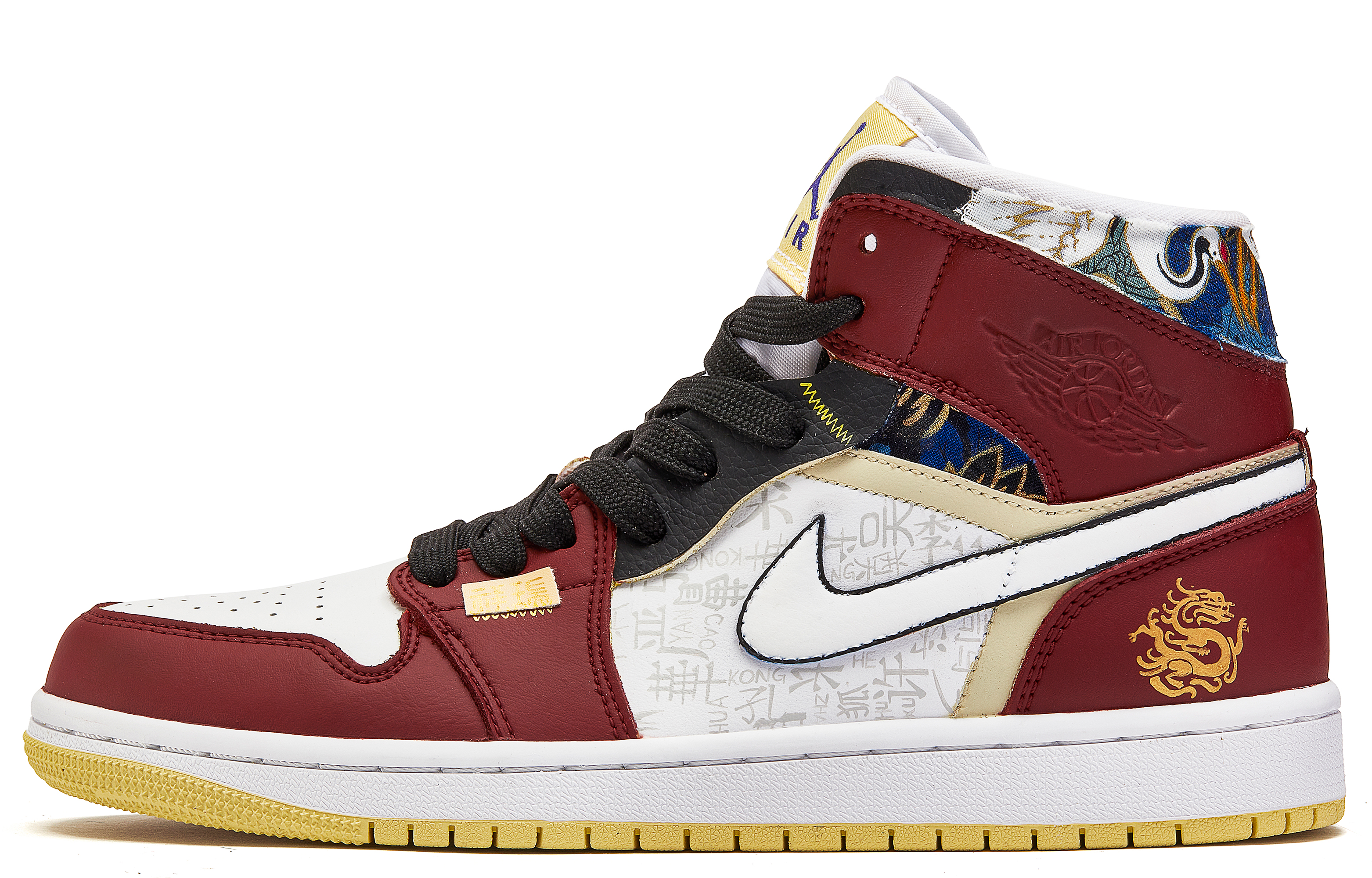 Jordan Air Jordan 1 Vintage Basketball Shoes Women's Mid top Red/White