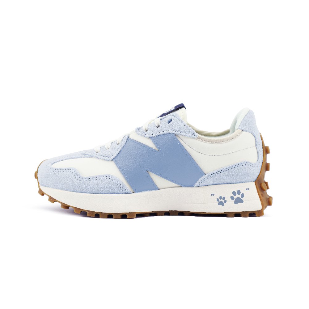 New Balance NB 327 Abrasion Resistant Low Top Casual Running Shoes Women's White Blue