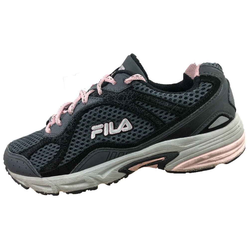FILA Wear resistant And Lightweight Low Top Running Shoes Women's Gray