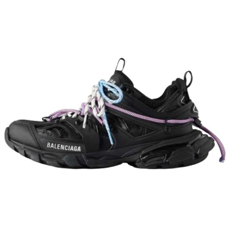 Balenciaga Track Trail Laces 25 Qixi Festival Collection Low top Chunky Sneakers Women's Black