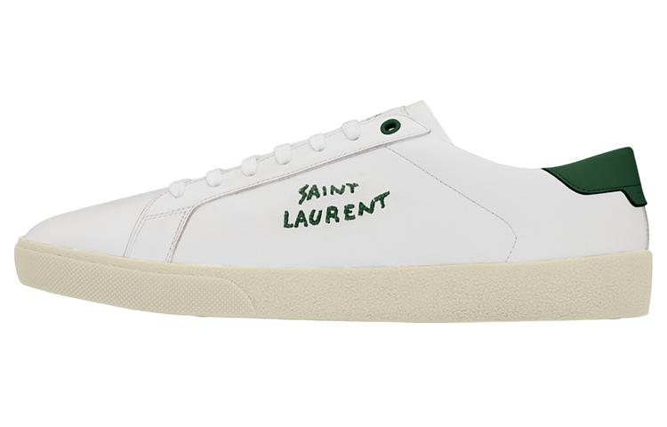 SAINT LAURENT Signa Round Toe Lace Up Sneakers