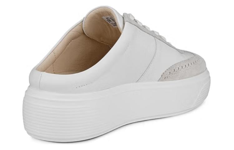 Ecco Low-Top Skateboard Shoes Women's White Gray купить в интернет-магазине Yoocart с быстрой доставкой по России.