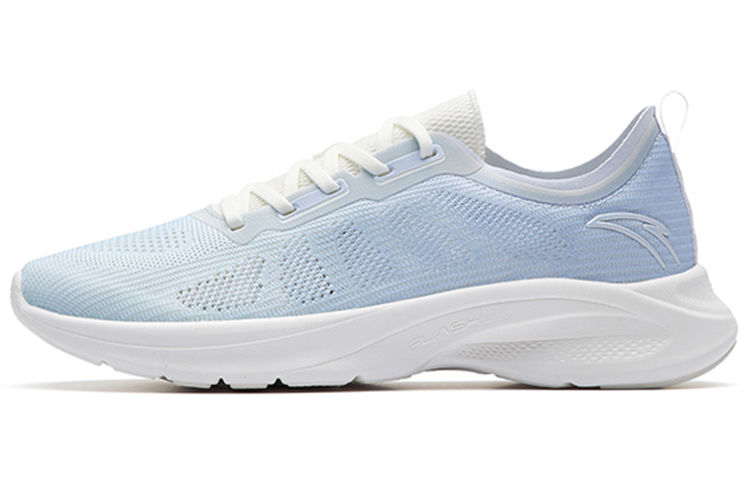 Anta Hydrogen Run III Breathable Lightweight Rebound Low Top Running Shoes Women's White Blue
