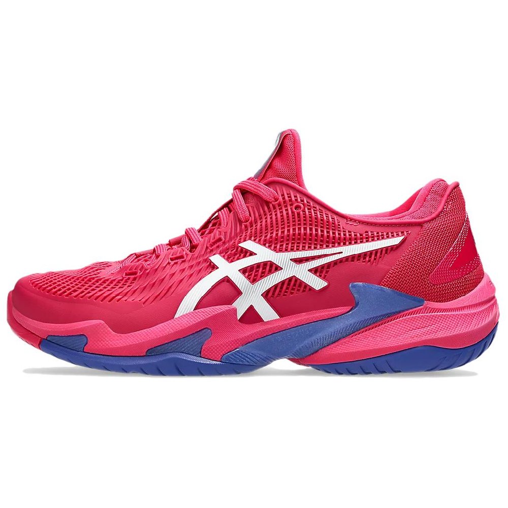 Asics Court FF 3 Abrasion Resistant Low Top Tennis Shoes Women's Red