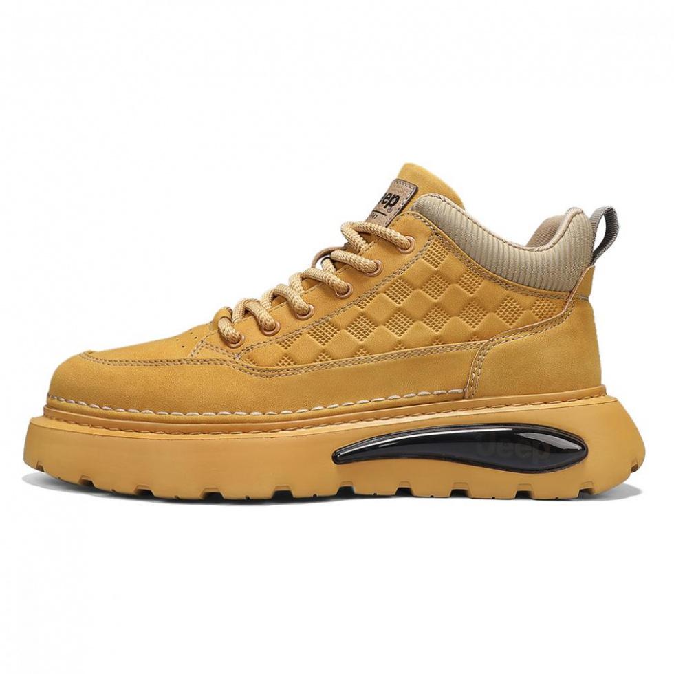 Jeep Martin Boots Men Khaki