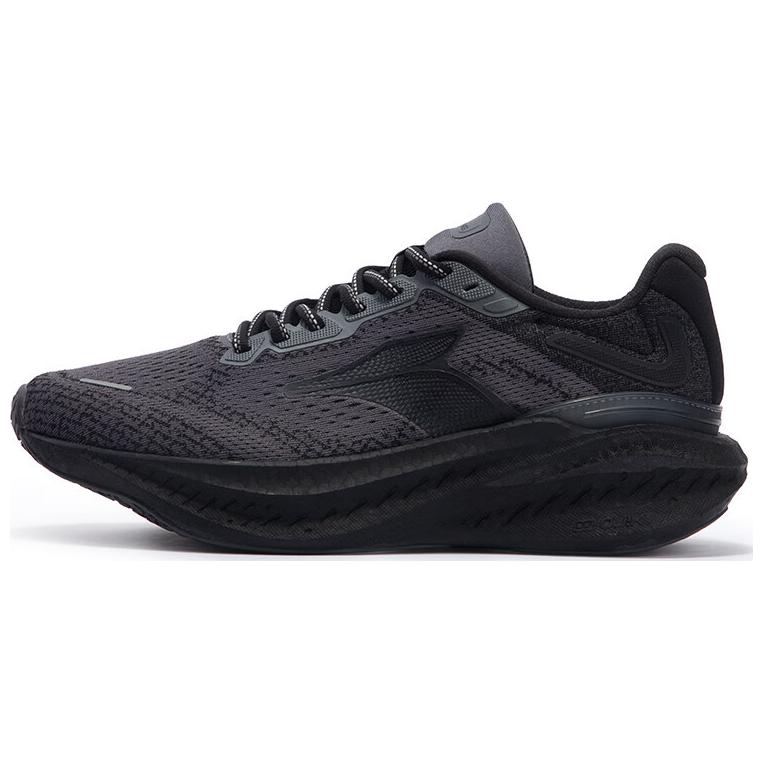 361° Foam Explosion 4.0 Wear-Resistant Slip-Resistant Low-Top Running Shoes Men's Gray Black