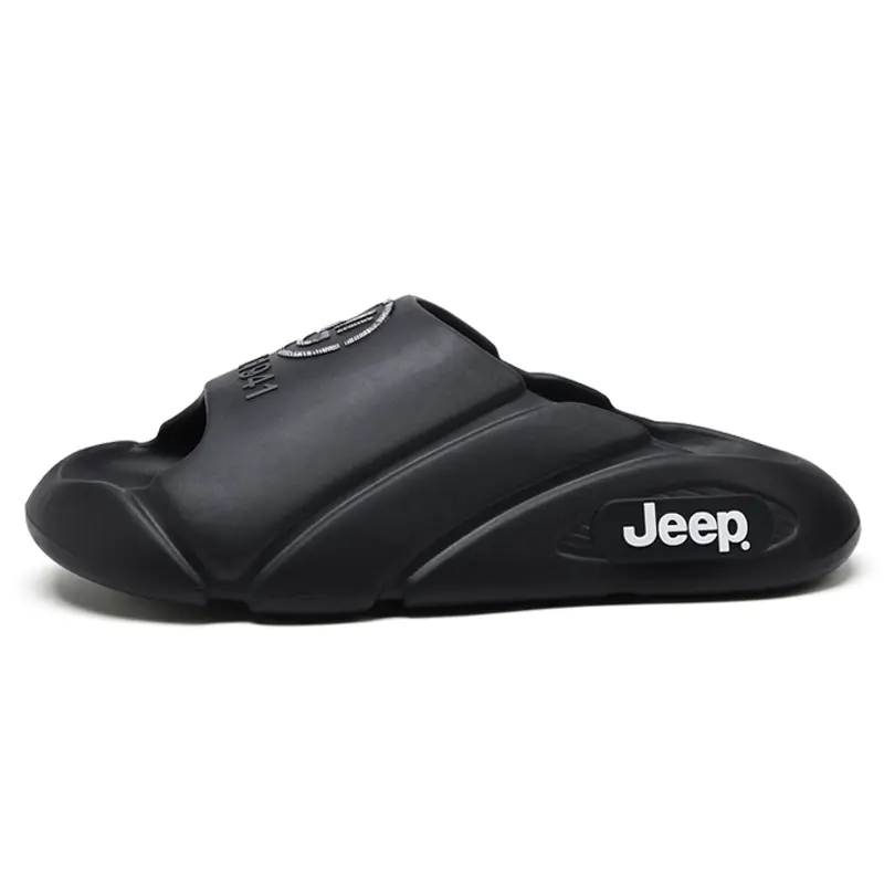 Jeep EVA Slide Slippers Men's Black