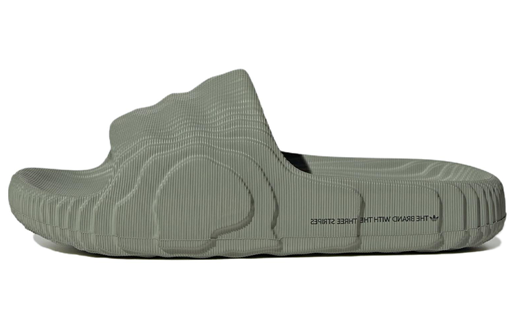 Adidas Adilette 22 Slides 'Silver Green Core Black' Women's