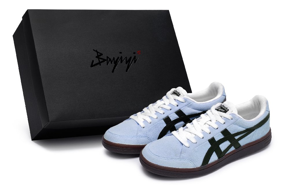 Onitsuka Tiger Advanti 811 Manufacturing Velvet Love Blue Special Shoe Box Low-Top Skateboard Shoes Unisex Blue Black