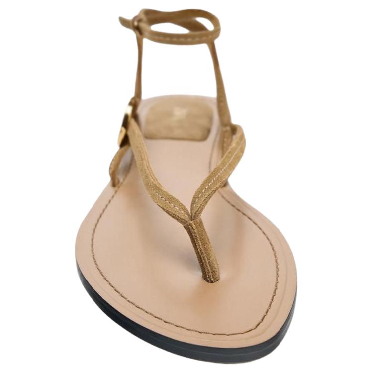 ZARA One Strap Sandals 2cm Women's Brown купить в интернет-магазине Yoocart с быстрой доставкой по России.
