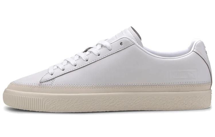 PUMA Basket Trim Prm Retro Low Tops Casual Skateboarding Shoes Unisex White