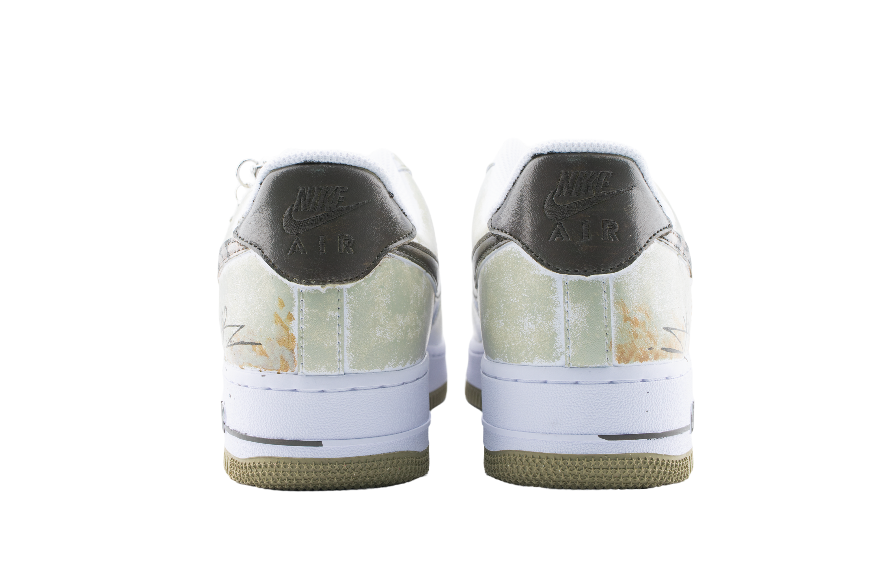 Nike Air Force 1 Genya Mimasu Abrasion Resistant Low top Skateboard Shoes Unisex Beige купить в интернет-магазине Yoocart с быстрой доставкой по России.