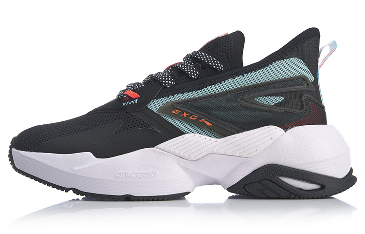 LiNing Exceed Slip Resistant, Breathable, Lightweight Low top Casual Shoes Women's Black