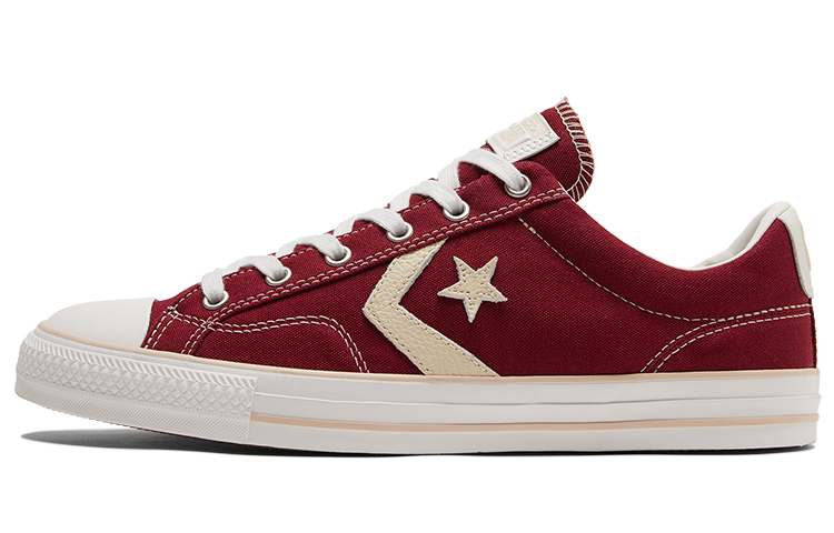 Converse Star Player Non Slip Wear Resistant Low Top Casual Canvas Shoes Red