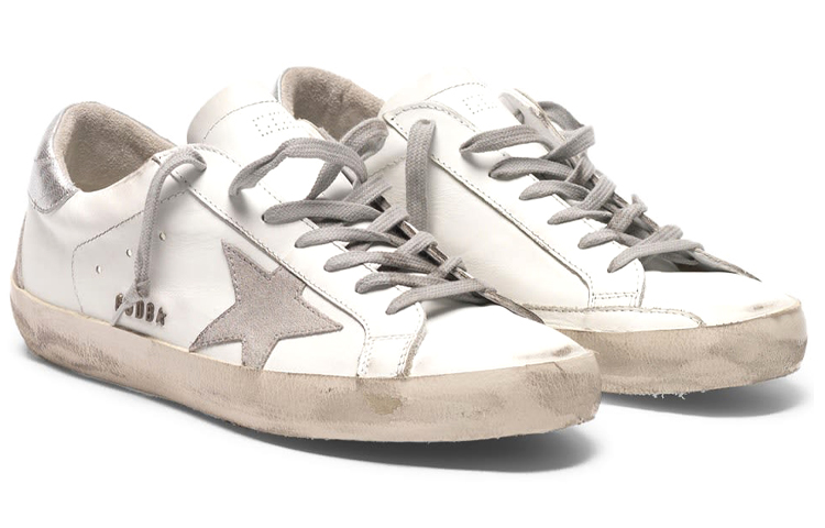 Golden Goose Superstar 'White Silver' Men's