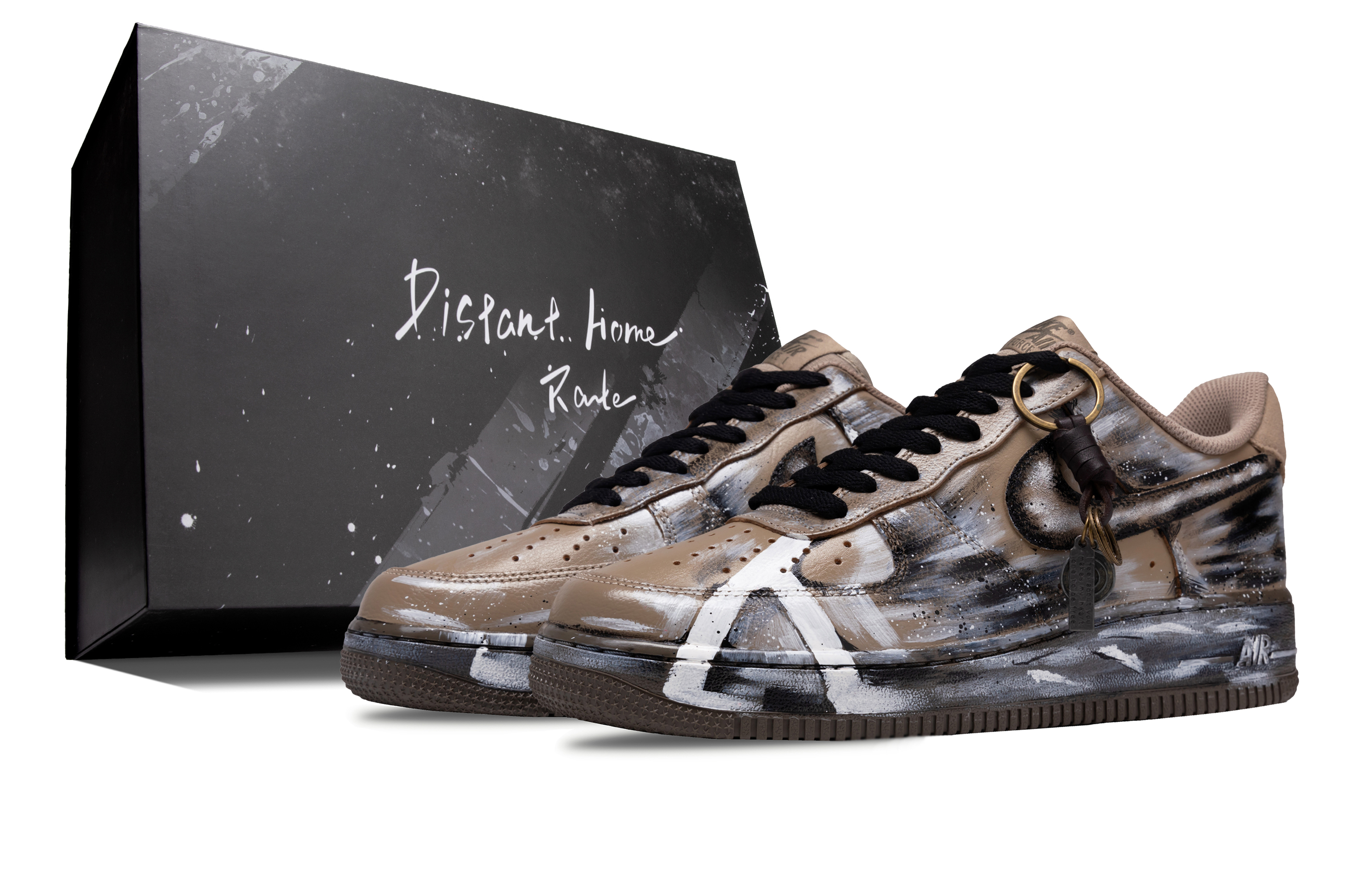 Nike Air Force 1 The City Of Vanity Abrasion Resistant Low top Skateboard Shoes Unisex