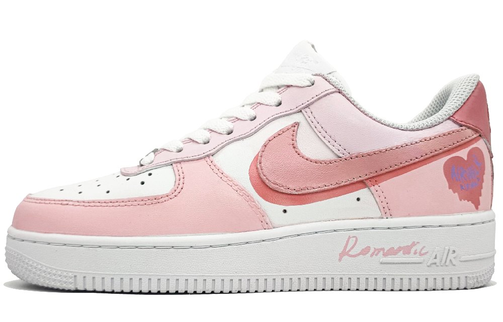 Nike Air Force 1 Wear-Resistant Slip-Resistant Low-Top Skateboard Shoes Unisex Love Fans