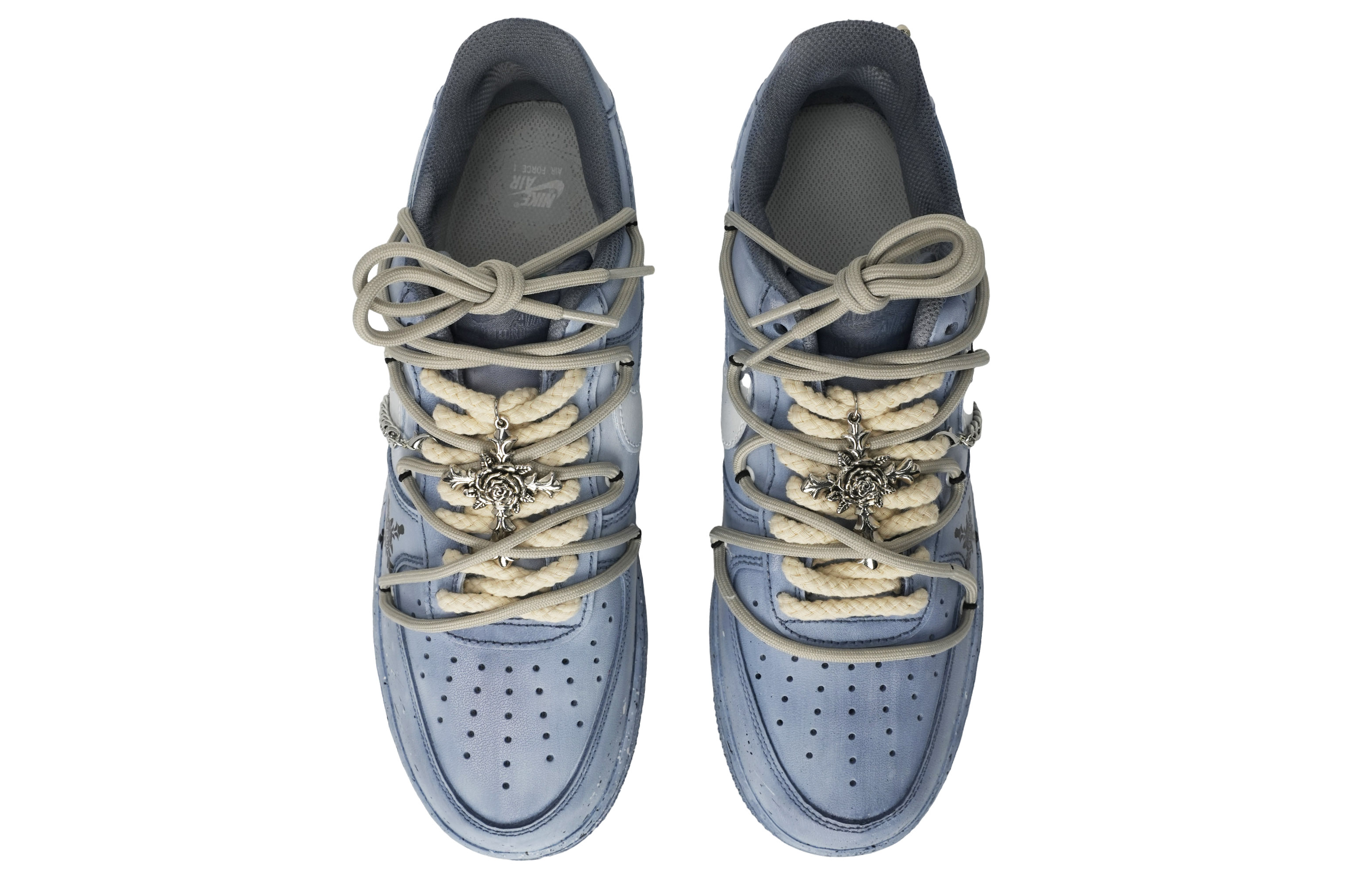 Nike Air Force 1 '07 Air Force 1 Low-Top Skateboard Shoes Men's Gray White купить в интернет-магазине Yoocart с быстрой доставкой по России.