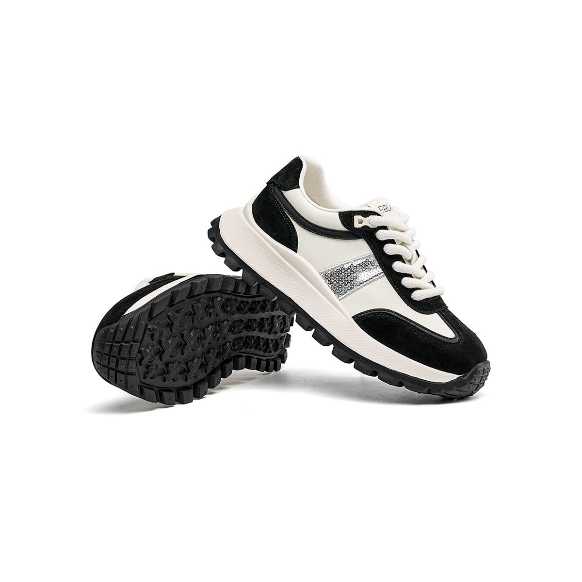 EBLAN Low Top Casual Shoes Women's Beige Black купить в интернет-магазине Yoocart с быстрой доставкой по России.