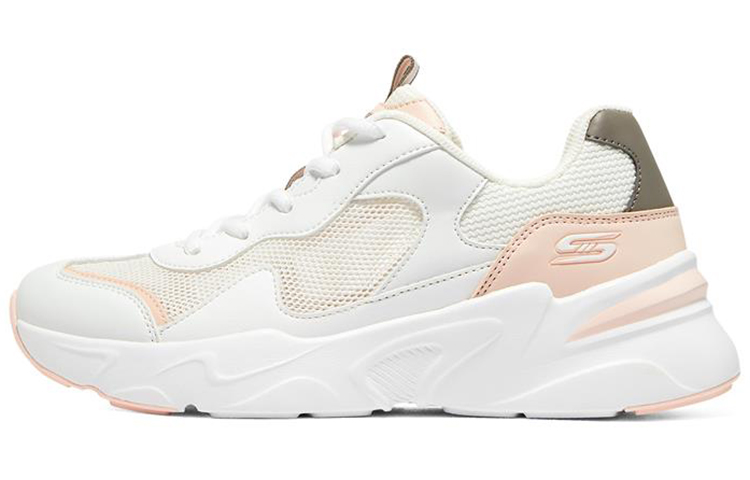 Skechers BOBS BAMINA Low top Casual Shoes Women's White Pink