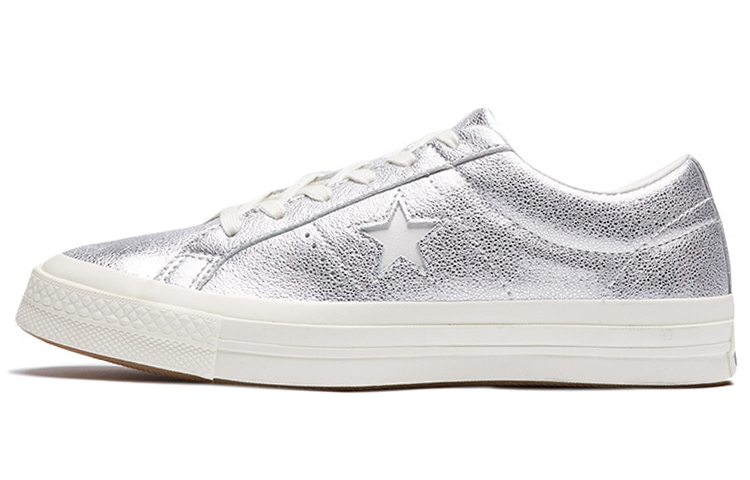 Converse One Star Shoes White/Silver
