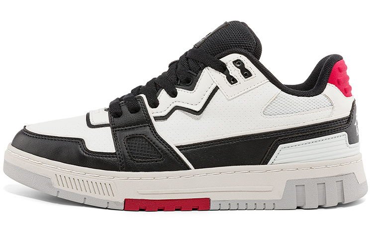Kappa Low Top Skateboard Shoes Unisex White Black