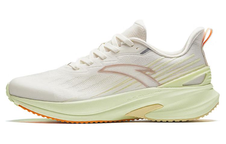 Anta Cushioning Wear-Resistant Low-Top Running Shoes Women's White Green