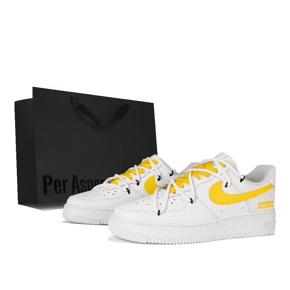 Nike Air Force 1 Slip-Resistant Cushioning Low-Top Skateboard Shoes Women's White