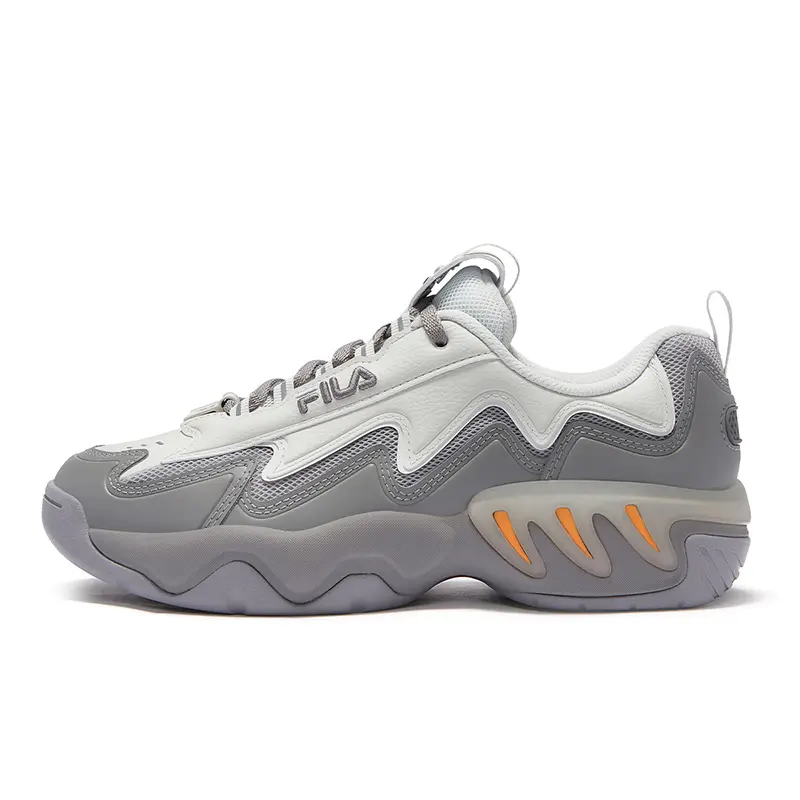 FILA FUSION SHOCK Low Top Basketball Shoes Women's Haze Gray