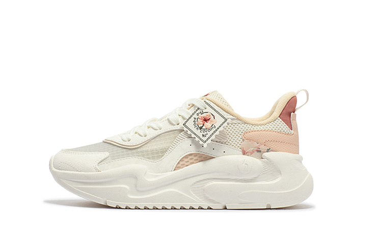 361° Yunshu 4.0 Cushioned Slip-Resistant Low-Top Casual Shoes Women's Smoothie Peach