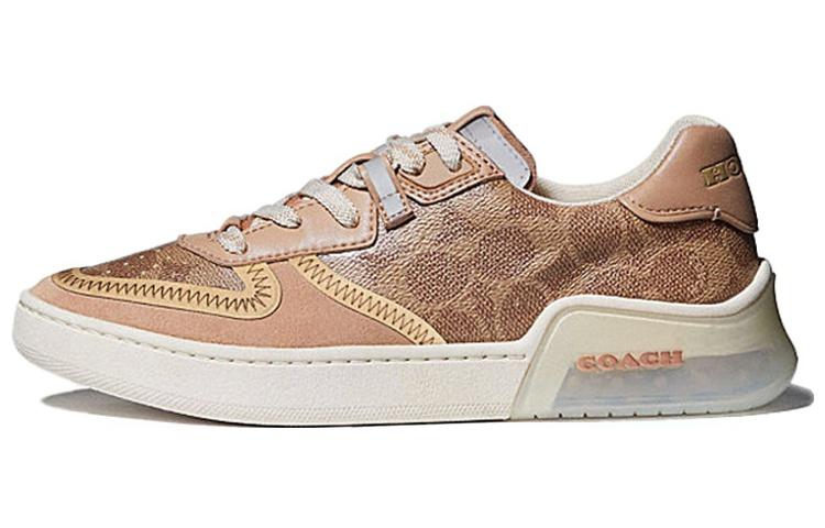 COACH CitySole Court Stylish Skateboarding Shoes Women's Dark Brown