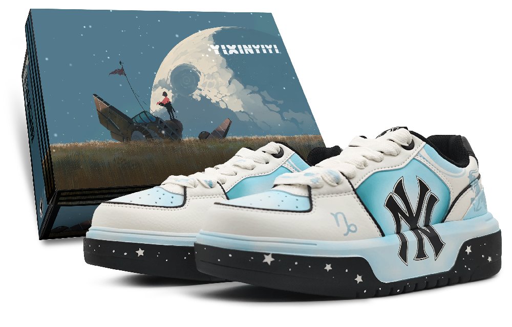 MLB Chunky Liner Low-Top Skateboard Shoes Unisex Light Green