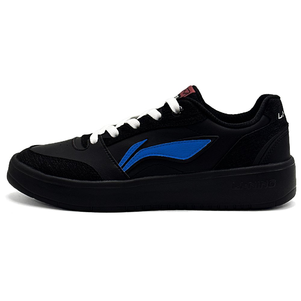 LiNing Yuanbao V3 Abrasion Resistant Height Increasing Low Top Skateboard Shoes Men's Black