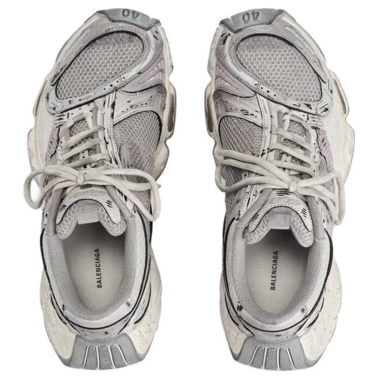 Balenciaga Stapler Stapler Shoe Staples Low-Top Chunky Sneakers Women's Beige купить в интернет-магазине Yoocart с быстрой доставкой по России.