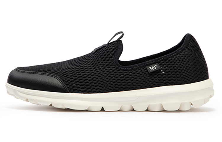 361° One foot Push Series Anti Slip Wear Resistant Low Top Running Shoes Women's Black White
