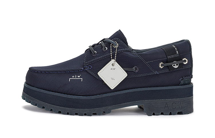 Timberland X A Cold WALLWaterproof Authentic 3 Eye Boat Shoe 'Navy'