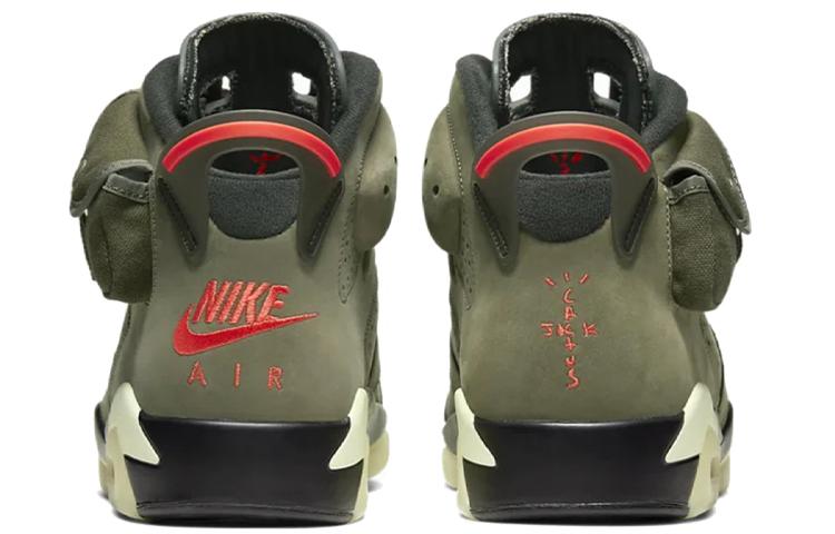 Travis Scott X Jordan 6 Retro Olive купить в интернет-магазине Yoocart с быстрой доставкой по России.
