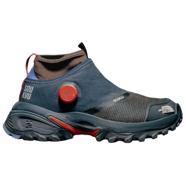 UNDERCOVER x THE NORTH FACE Hedgehog Series Mid Top Hiking Shoes Unisex Blue Brown