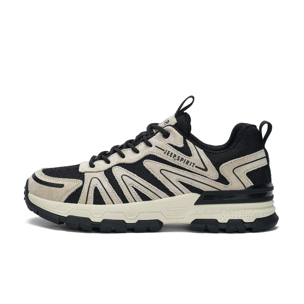 JEEP SPIRIT Low-Top Outdoor Shoes Unisex Graphite Black