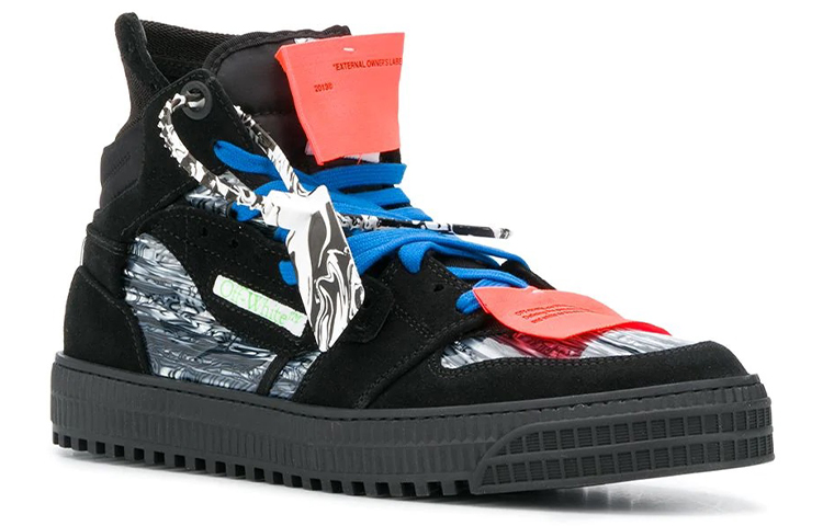 OFF WHITE Off Court High 'Black Optical White' купить в интернет-магазине Yoocart с быстрой доставкой по России.