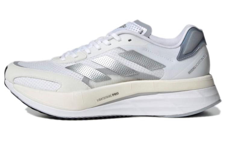 Adidas Adizero Boston 10 'White Silver Metallic' Women's