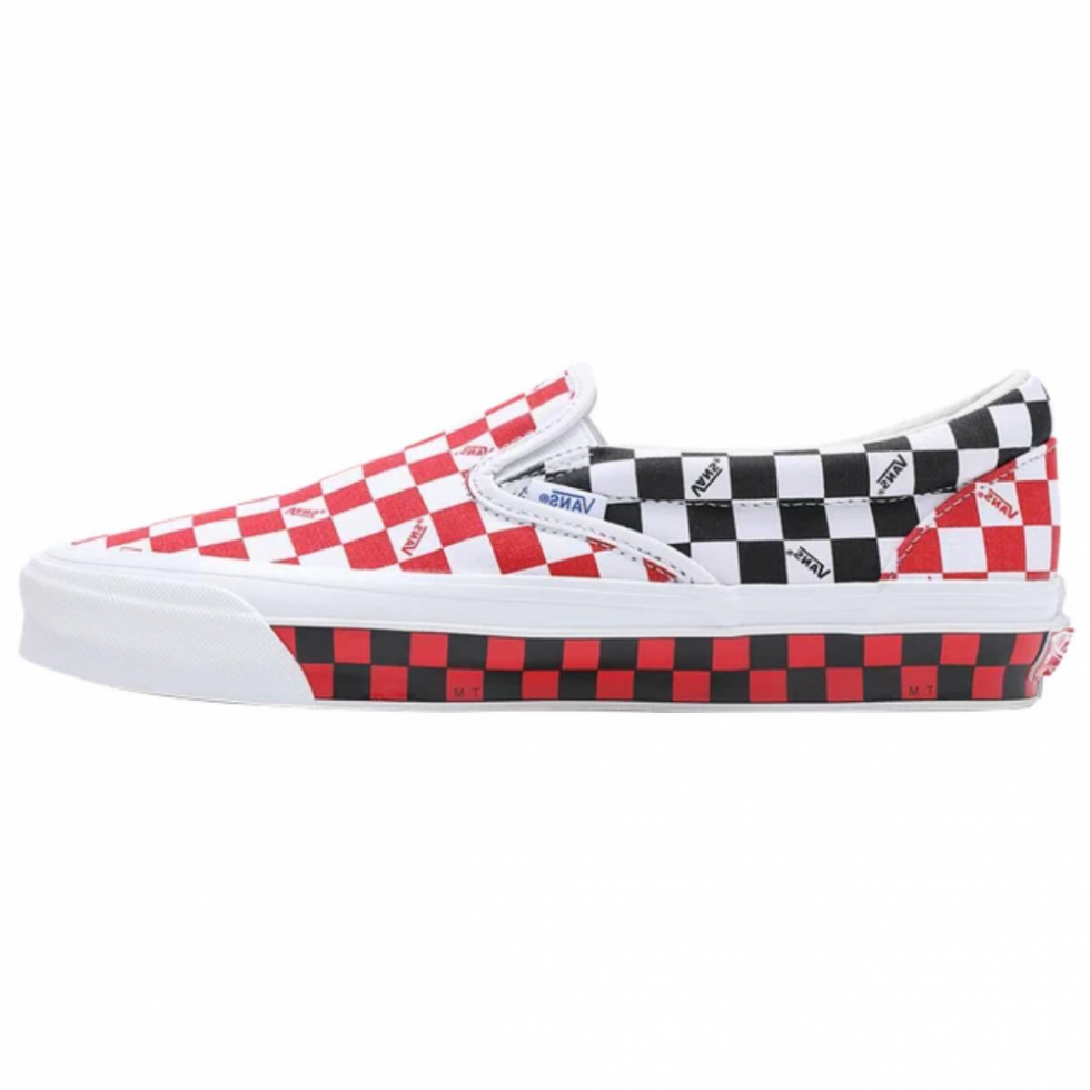 Slip On Og Classic Vans Lx 'Checkerboard Red Black'